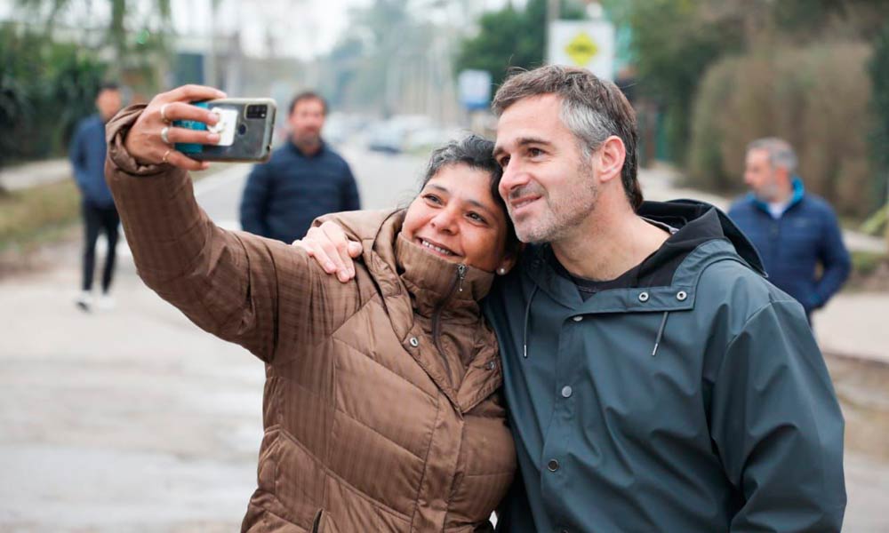 El intendente visitó a las y los vecinos de Tribarrial 